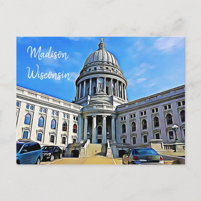 Carte Postale Madison, Wisconsin Postcard The Capitol (Devant)