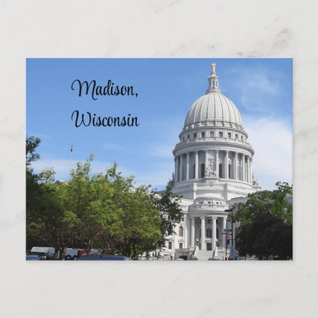 Carte Postale Madison, Wisconsin State Capitol (Devant)