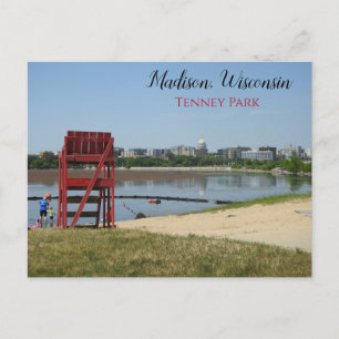 Carte Postale Madison, Wisconsin Tenney Park Photographie