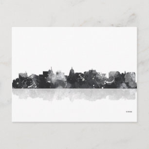 CARTE POSTALE MADISON, WISCONSON SKYLINE