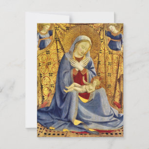 Carte Postale Madone et Enfant de Fra Angelico