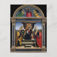 Madone et Enfant en majesté avec des saints de Rap