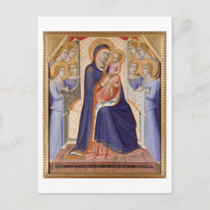 Carte Postale Madonna à Glory, c.1315