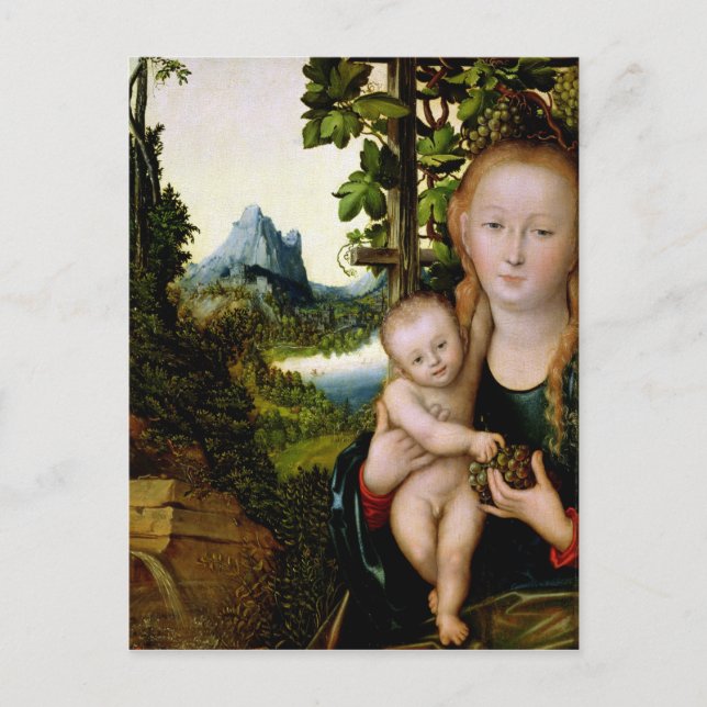 Carte Postale Madonna and Child, c.1525 (Devant)