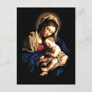 Carte Postale Madonna and Child Custom Postcard