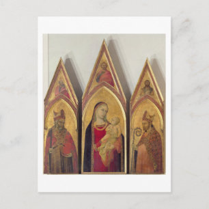 Carte Postale Madonna and Child with SS. Nicholas and Proculus