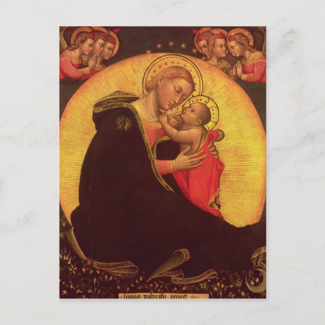 Carte Postale Madonna de l'humilité, 1390-1400 (Devant)