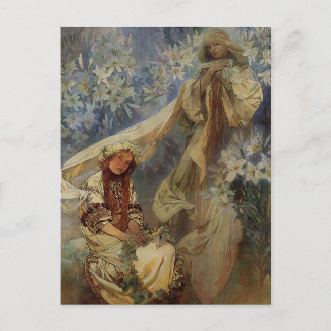 Carte Postale Madonna des Lillies (Devant)