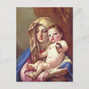 Carte Postale Madonna du Goldfinch
