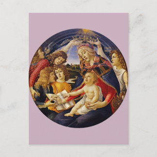 Carte Postale Madonna du Magnificat par Botticelli