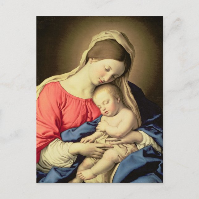 Carte Postale Madonna et Enfant 3 (Devant)