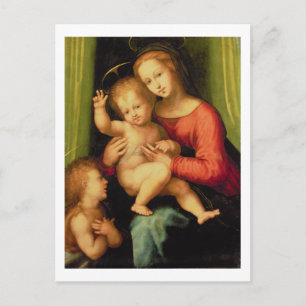 Carte Postale Madonna et Enfant avec St. John