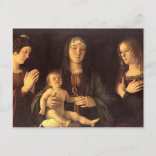 Carte Postale Madonna et Enfant avec St. Mary Magdalene et St.