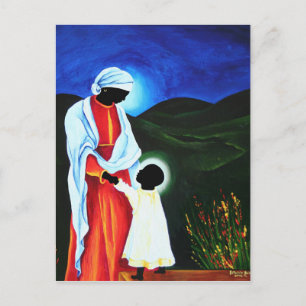 Carte Postale Madonna et enfant - Premières étapes 2008