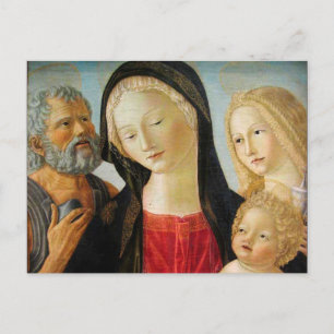 Carte Postale Madonna et Enfant, St Jérôme et Mary Magdalene