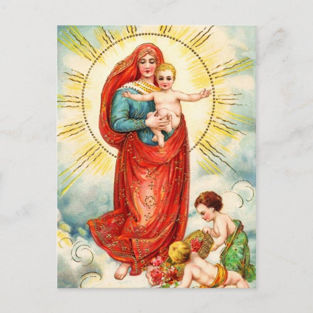 Carte Postale Madonna et l'enfant (Devant)