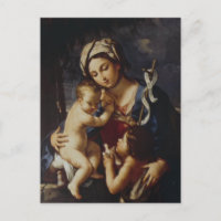 Madonna et l'enfant avec Saint Jean par Sirani