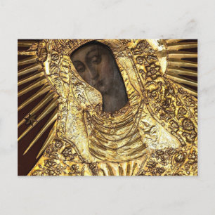 Carte Postale Madonna noire Pologne Notre Dame de grâce de la po