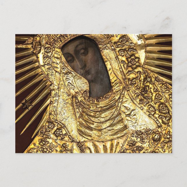 Carte Postale Madonna noire Pologne Notre Dame de grâce de la po (Devant)