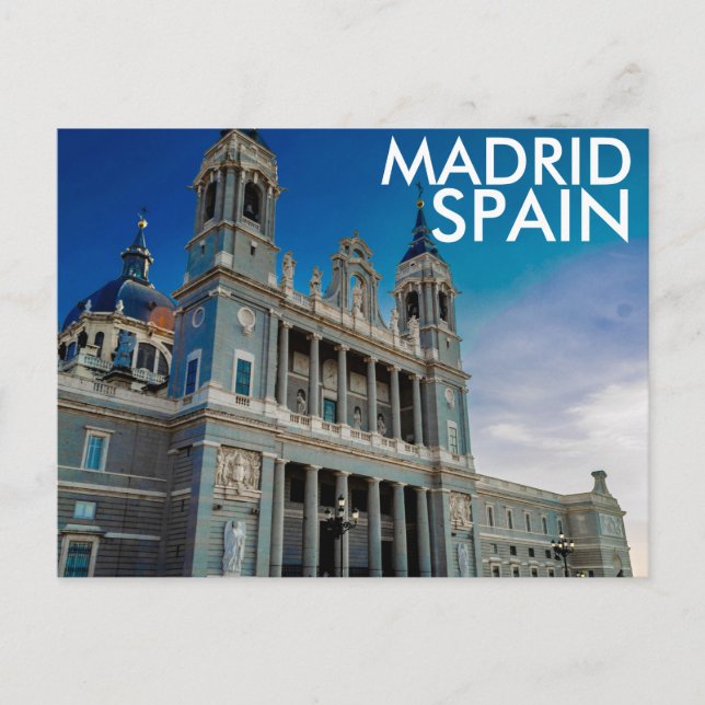 Carte postale Madrid, Espagne (Devant)