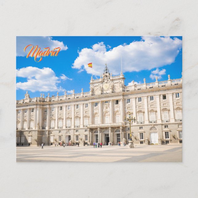 Carte Postale Madrid, Espagne (Devant)