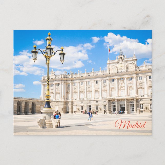 Carte Postale Madrid, Espagne (Devant)