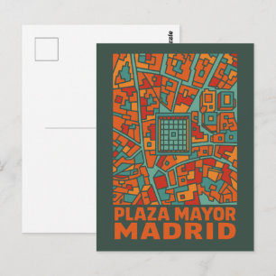 Carte Postale Madrid Plaza Mayor