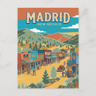 Carte Postale Madrid, Santa Fe Nouveau-Mexique