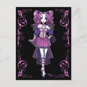 Carte postale "Maegan" Rose Valentine Fairy Art