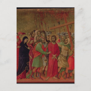 Carte Postale Maesta : La route du Calvaire, 1308-11