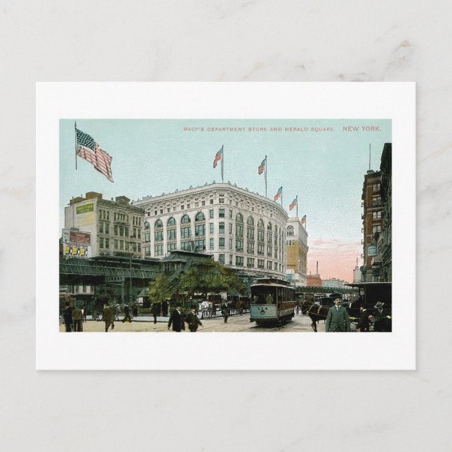 Carte Postale Magasin Macy's, New York (Devant)