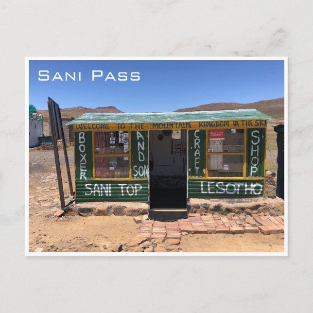 Carte Postale magasin principal de sani (Devant)