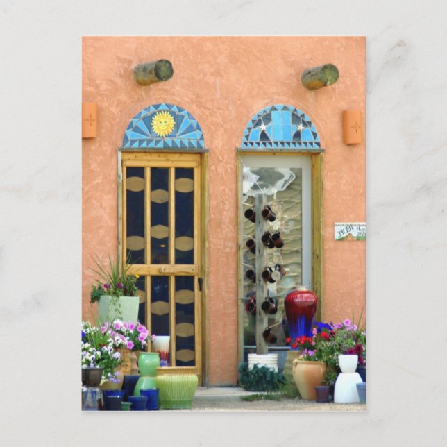 Carte Postale Magasin sur le coin (Devant)