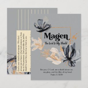 Carte Postale Magen   Noms de Dieu Écriture Dévotionnelle 