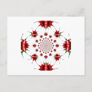 Carte Postale Magic Kenya : Kaleidoscope 🇰 identité culturelle 