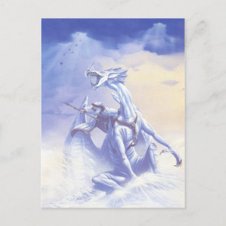 CARTE POSTALE MAGICIEN D'HIVER