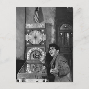 Carte Postale Magicien du flipper : années 1940