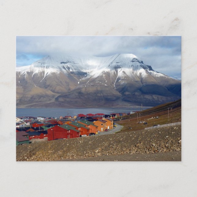 Carte Postale Magique Longyearbyen, Svalbard (Devant)