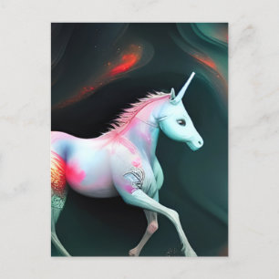 Carte postale Magique Unicorn