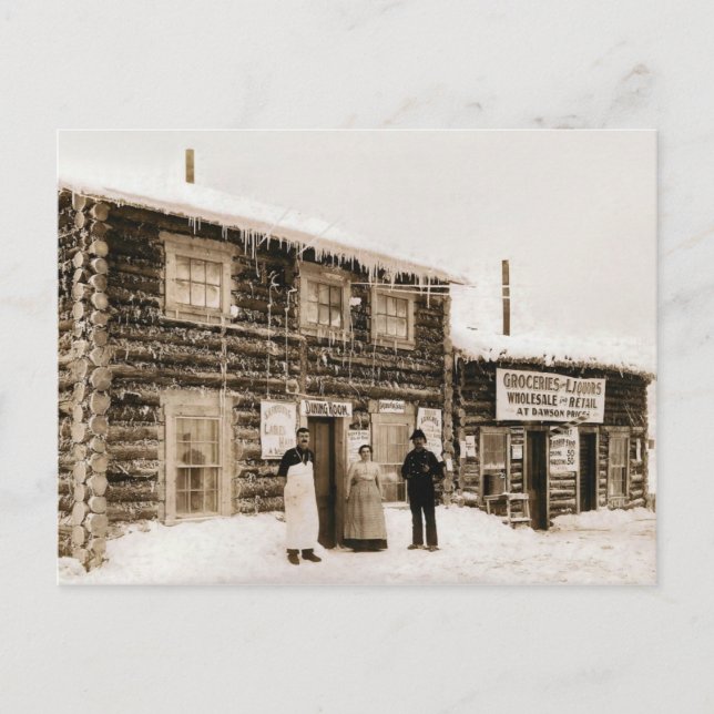 Carte Postale Magnet House Yukon, Alaska vers les années 1890 (Devant)