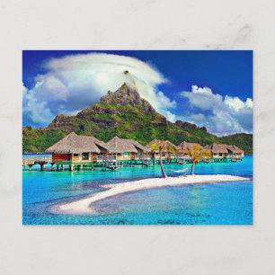 Carte Postale Magnifique Bora Bora, Polynésie française