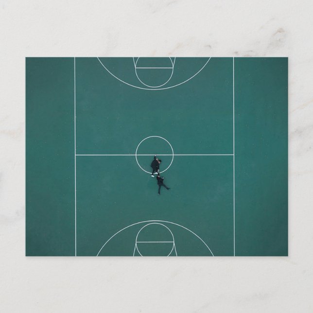 Carte Postale Magnifique conception de basket-ball (Devant)