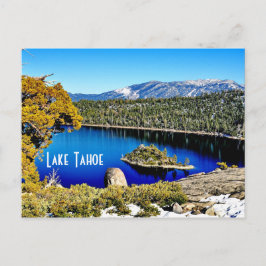 Carte postale magnifique du lac Tahoe