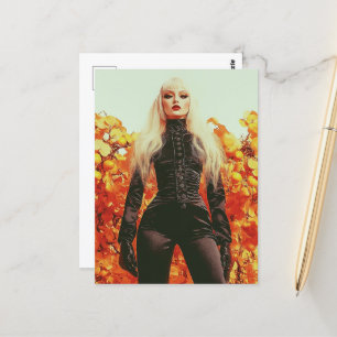 Carte Postale Magnifique femme blonde