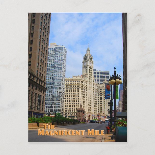 Carte Postale Magnifique Mile - Chicago Illinois (Devant)