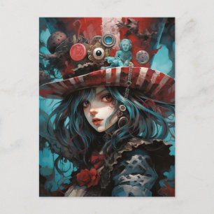 Carte Postale Magnifique Steampunk Alice