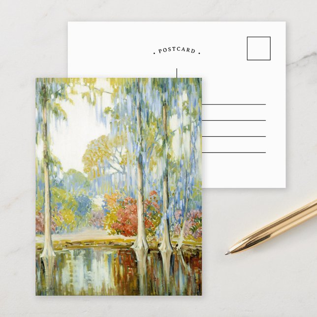 Carte Postale Magnolia Gardens | Alfred Hutty (Créateur téléchargé)