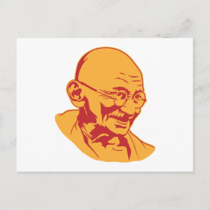 Carte postale Mahatma Gandhi Portrait