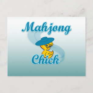 Carte Postale Mahjong chick #3