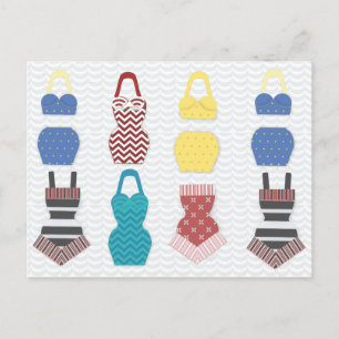 Carte Postale maillots de bain vintages
